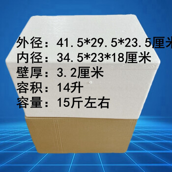 Thickened high-density foam box set plus matching carton, biological reagent refrigeration and preservation box, insulated box, foam box + carton