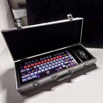 Vipero keyboard display rack key keyboard storage box is suitable for 68 and 75 series. fire box aluminum alloy box hand mechanical magnetic axis aluminum alloy keyboard and mouse exclusive peripheral box