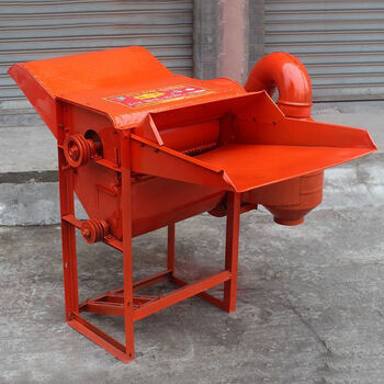 Axis multifunctional threshing machine small agricultural soybean wheat rice sorghum rapeseed corn rice machine household multifunctional threshing machine (random color)