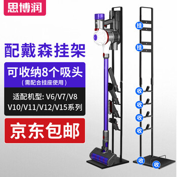 Siborun is suitable for dyson vacuum cleaner bracket, suitable for v6v7v8v10v11v12v15 vacuum cleaner shelf, dyson storage rack, punch-free storage rack, suitable for dyson vacuum cleaner bracket (thickened)