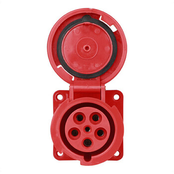 Industrial socket current 63a product model 5 core unit