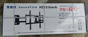 Carloqi nx90 same ultra-thin built-in tv bracket 65-120 inches telescopic rotating hisense tcl skyworth bracket black h213 hole 900*600 75-120 inches