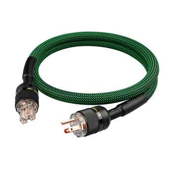 Yangyang mcintosh fever audio power cord cd, amplifier fever standard power cord front/rear stage power cord silver-plated yangyang plug american standard series 1 meter