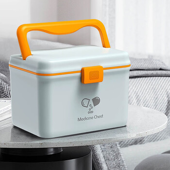 Weijian household medicine box multi-functional medical box medicine small medicine box plastic multi-layer storage box