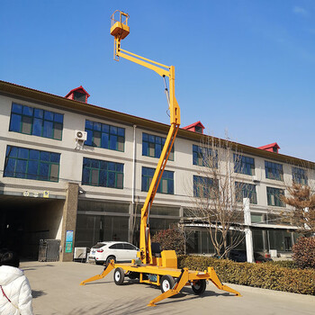 Xinlongbo mobile curved arm rotating lifting platform electro-hydraulic aerial work maintenance vehicle street light monitoring maintenance climbing 10 meters prepayment