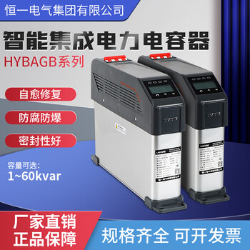 Hengyi electric intelligent integrated power capacitor hybagb-450/40(20+20) reactive power compensation device hybagb/450-40(20+20)