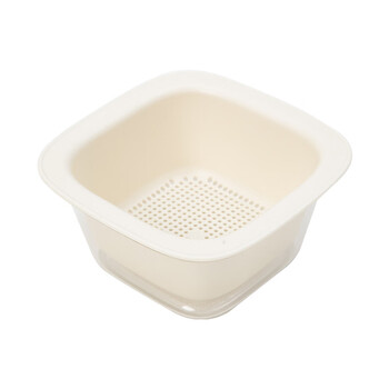 Oce double-layered drain basket for kitchen sink, kitchen supplies for living room, coffee table, fruit plate basket, vegetable basin basket, mini drain basket-mibai