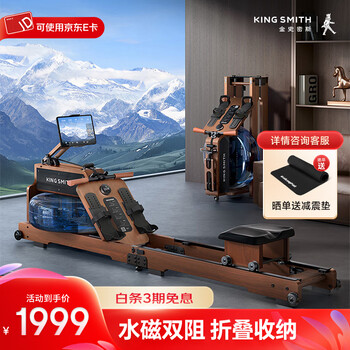 Goldsmiths hydromagnetic double-resistance rowing machine home smart adjustment fitness equipment indoor sports including foldable wm10z wm10z hydromagnetic double-resistance rowing machine