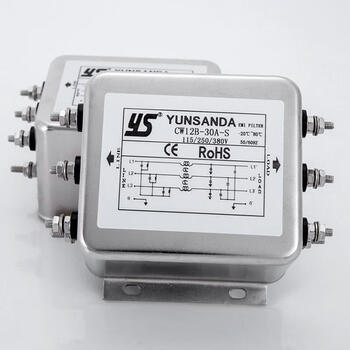 Three-phase 380v input emi terminal block power filter servo frequency conversion cw12b-10a-s00520a sink cw12b-3a-s bolt interface