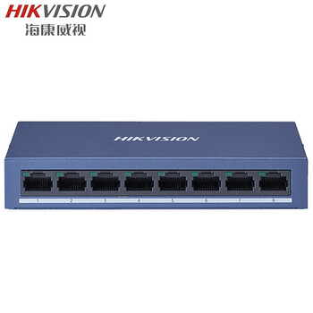 Hikvision 8-port full 100m switch enterprise transmission monitor security equipment network cable splitter ds-3e0108-e(b)