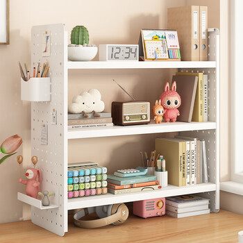 Yameile desktop storage rack hole plate storage rack computer desk desk storage rack desk storage rack