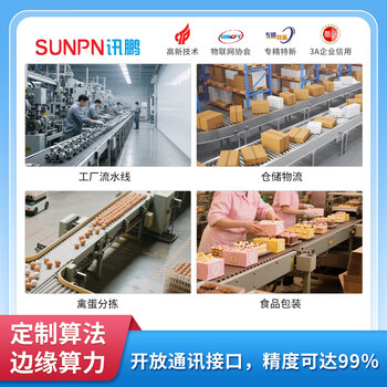 Sunpn xunpeng assembly line packaging line production management kanban system mes production progress monitoring kanban software ai vision camera recognition output statistics counter custom algorithm