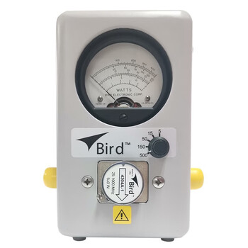 Huili american bird brand bird4304a/43 through-type power meter standing wave table rf pointer analog power meter bird4304a (25 1000mhz 500w