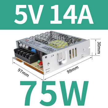 Delixi electric delixi dc switching power supply 5v transformer 220 to 24 monitoring 12 volt w0 high power 500w3a12v 75w/5v14a