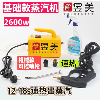 Rizhao yumei cleaning machine high temperature home appliance cleaning housekeeping steam car wash portable supercharged steam equipment 2600w mechanical steam engine