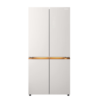 Toshiba refrigerator cross four doors 600 lift capacity fully embedded atomized fresh preservation, sterilization and deodorization rapid ice making home smart large refrigerator gr-rf631wi-pg1 yuzhisha