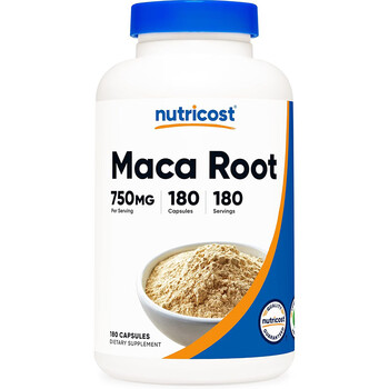 Nutricost usa nutricost maca root organic maca root 750 mg 180 capsules 750 mg 180 capsules