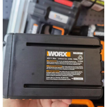 Worx 40v charger lithium battery smart lawn mower push lawn mower platform 220v 40v battery