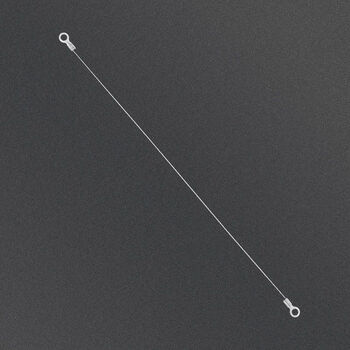 High-temperature heating metal strip heating wire foot sealing machine heating strip high-power vacuum packaging machine accessories for household use round wire 55 cm long 2 pieces