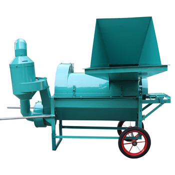 Wen yijia multi-functional new agricultural thresher soybeans wheat sorghum rice rapeseed multi-purpose small household 90 type single drum (including wheels) + 170 hand-pulled steam