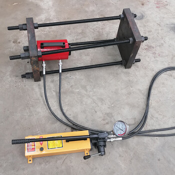 Pupan's new pneumatic hydraulic pump station plus 70-ton hollow cylinder, hollow jack, pneumatic pump, chain pressure sleeve and pin, chain pressure machine, four-corner frame manual pump