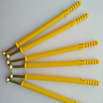Jiang zhiai little yellow croaker nylon expansion bolt plastic expansion pipe m6m8m10 expansion bolt anchor bolt expansion nail expansion plug american nail 10*135 (30 packs in one box * 50 sets)