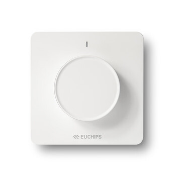 Euchips thyristor dimmer switch 0/1-10v knob dimmer type 86 adjustment control panel thyristor knob dimmer model 108w rear cut