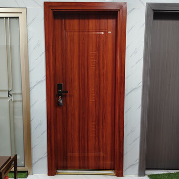 Foshan new thickened all-aluminum door rental door bedroom door soundproof aluminum alloy carbon crystal plate door 650 thickened aluminum door 88 205 13 inner opening left lock