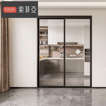 Sophia wooden door, extremely narrow aluminum alloy door, kitchen door, folding sliding door, balcony partition door, bathroom glass door, toilet door, toilet door, home interior door door installation, custom gold (non-product price)