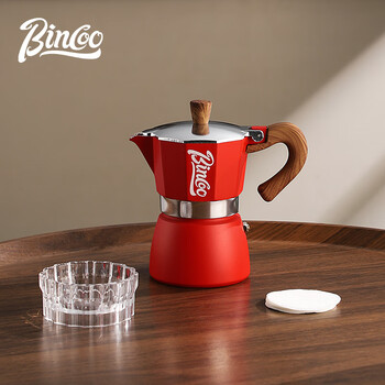 Bincoo moka pot coffee pot household small electric stove set italian hand-brewed coffee pot appliances