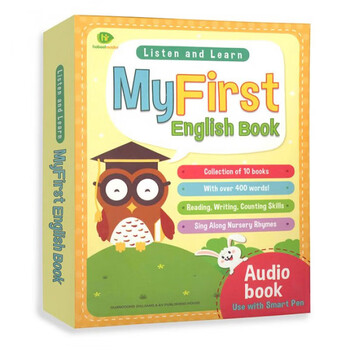 Malya koala little master reading pen matching book my first set of english cognition books foreign language learning language sense enlightenment picture books 3-6 years old (document pen not included) my first set of english cognition books (10 volumes)
