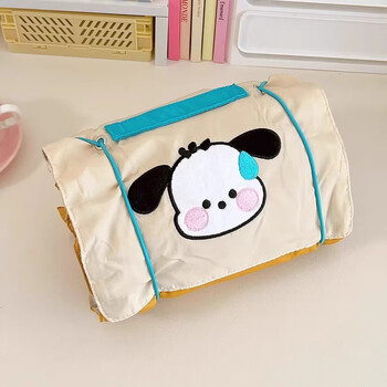 Hundred-character large-capacity cosmetic bag four-in-one partition portable toiletry bag student ins style travel storage cosmetic bag