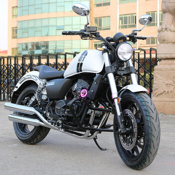Renmin motorcycle american prince motorcycle twin-cylinder retro motorcycle typhoon prince sports car heavy motorcycle motorcycle can be registered white abs brake 400 double-cylinder water cooling can be licensed