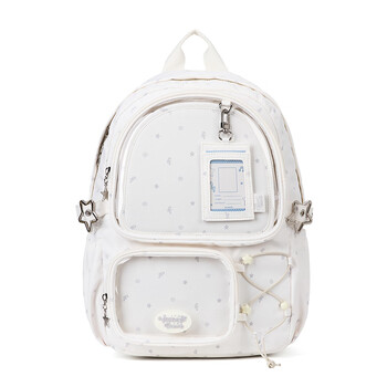 Run away happy band large capacity lightweight backpack pain bag backpack casual student school bag ins computer bag women's bag xinglebai