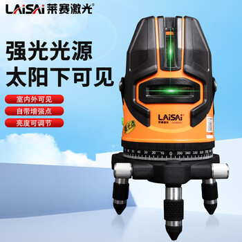 Laser laser lsg686spd laser level high-precision strong light thin line leveler automatic leveling lsg686spd-3_green light 3-line standard