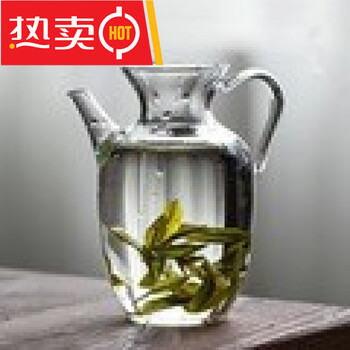 Hjtug germany imported quality heat-resistant glass teapot household filter tea set cold brew small teapot green tea set transparent tea xiaosong teapot 300ml