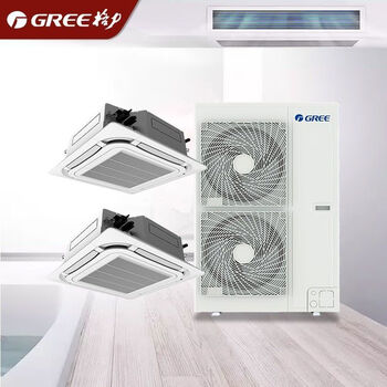 Gree gree central air conditioning 10 hp duct machine 10 hp ceiling machine one to two variable frequency heating and cooling 10p patio machine multi-connected gmv-250wl/la tail cargo machine 99 new 10 hp one to two patio machine (bare metal)