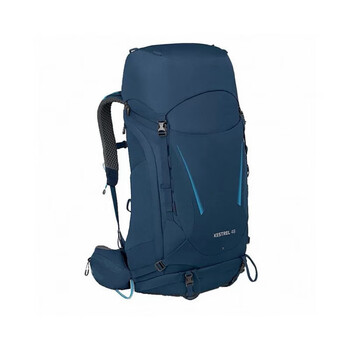 Osprey harrier bag 38 liters 48 liters diversion breathable aerial view back outdoor mountaineering bag hiking backpack travel large capacity blue kitty eagle 48 liters l/xl