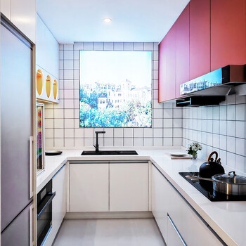 Daxin home whole house customized simple modern kitchen dining cabinet 16000 combination package