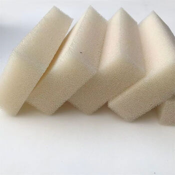 Coarse-pore sponge exterior wall construction site tile cleaning yellow mesh filter cleaning and decontamination coarse sponge 20*12*5 cm (10 pieces)