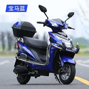 Feiye electric vehicle 2025 brand new battery vehicle men's and women's electric motorcycle takeaway 72v electric vehicle long range electric vehicle trade-in subsidy high speed long distance running king ares deluxe edition matte blue + free tail box + guard bar 72v20ah-black gold long distance running king-six large batteries