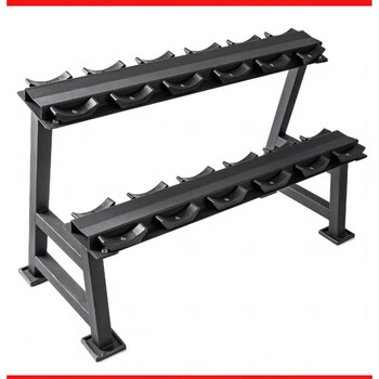 Dumbbell rack for home men's dumbbell a-frame small bracket storage gym commercial six pairs of rack bracket set double layer 6 pairs of dumbbell rack dumbbell rack