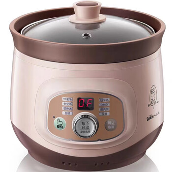Little bear little bear electric stew cup electric stew pot 2l purple clay liner microcomputer control knob selectable ddg-d20t5 2 liter electric stew cup ddg-d20t5