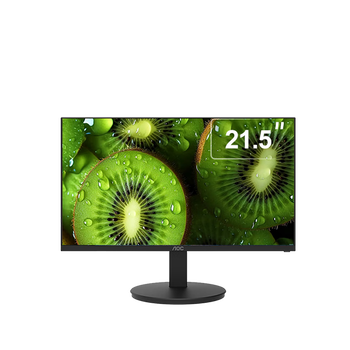 90% new aoc monitor 21.5-inch hdmi+vga interface hd tuv low blue light eye protection non-flicker energy-saving office computer display 22e11hm