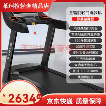 Yijian s500 treadmill home model for gym indoor use large foldable ultra-quiet blue screen single function