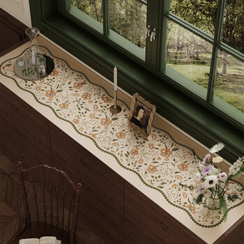 Youguan sideboard table mat shoe cabinet tv counter top protection mat cover dining table high-grade anti-dirty leather tablecloth rosemary side cabinet 40 200cm