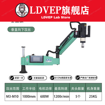 Ldvep servo m316 handheld tapping machine automatic cnc universal oil injection and air blowing hangzhou west lake sk16-10120/m3-m10/600