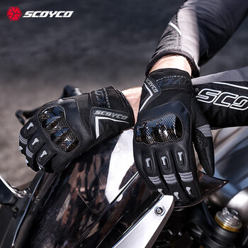 Scoyco motorcycle riding gloves carbon fiber protective artifact racing motorcycle imitation spring and summer seasons mc206 windbreaker
