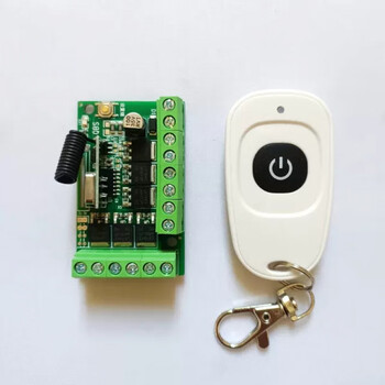 5v12v24v2-channel 4-channel 6-channel 12-channel intelligent learning rf wireless remote control switch receiving module controller 5-24v six-channel + single-button cycle jog