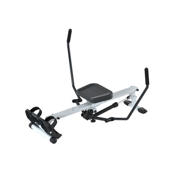 Sean lee super fat-burning simulation sculls hydraulic silent rowing machine home fitness equipment rowing machine silver large load-bearing_12 levels of resistance